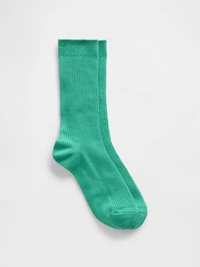 Gap Factory Crew Socks In Green