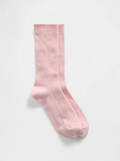 Gap Factory Crew Socks In Pink