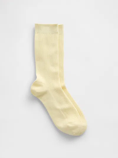 Gap Factory Crew Socks In Yellow