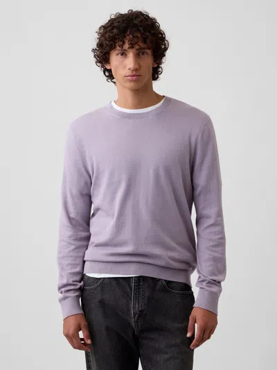 Gap Factory Crewneck Sweater In Dusty Purple Mauve