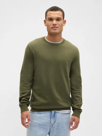 Gap Factory Crewneck Sweater In Green