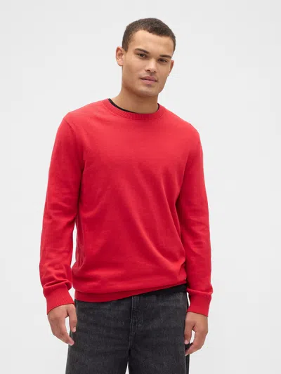 Gap Factory Crewneck Sweater In Red