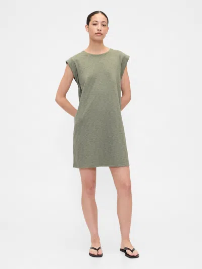 Gap Factory Crewneck T-shirt Dress In Gray