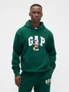 Gap Factory Disney &#215 Mickey Mouse Relaxed Logo Hoodie In Green
