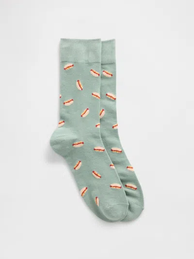 Gap Factory Dress Socks In Green