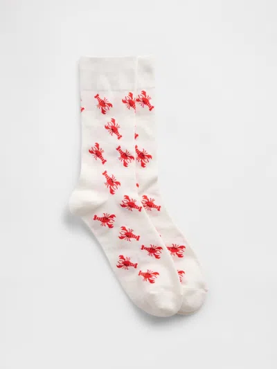 Gap Factory Dress Socks In White