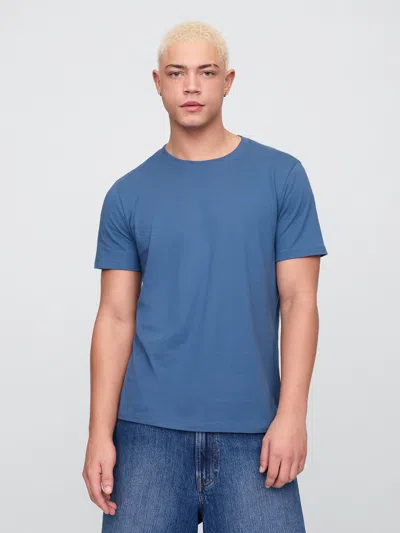 Gap Factory Everyday Soft Crewneck T-shirt In Blue