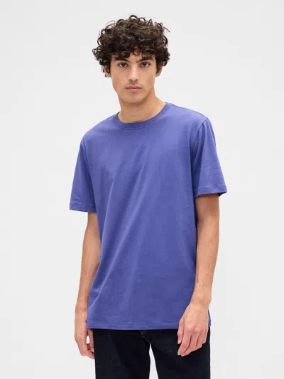 Gap Factory Everyday Soft Crewneck T-shirt In Blue