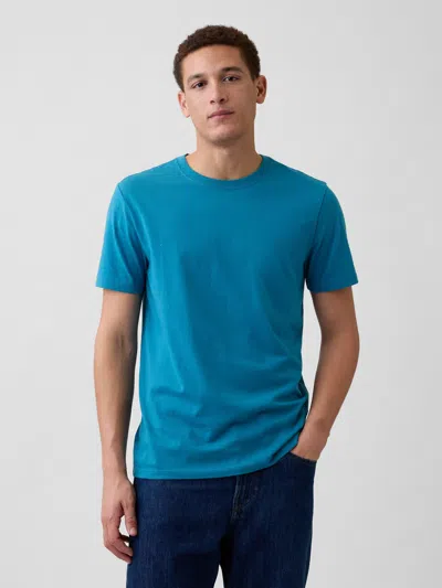 Gap Factory Everyday Soft Crewneck T-shirt In Blue