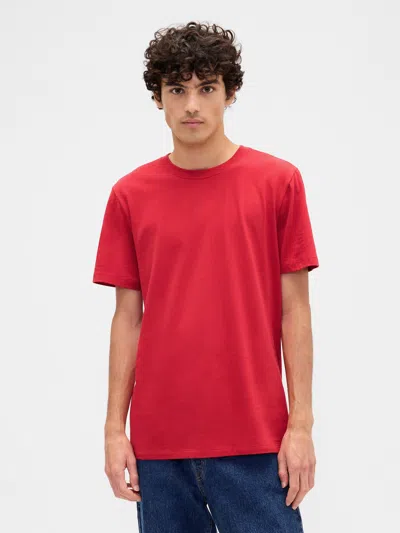Gap Factory Everyday Soft Crewneck T-shirt In Red