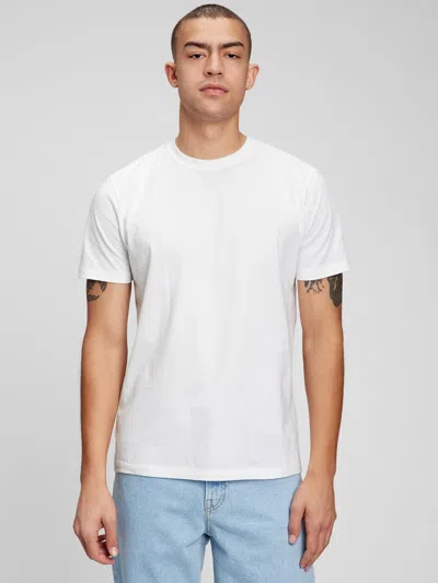 Gap Factory Everyday Soft Crewneck T-shirt In White