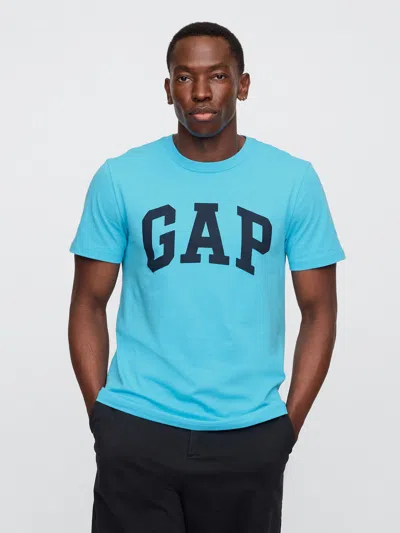 Gap Factory Everyday Soft Gap Logo T-shirt In Blue