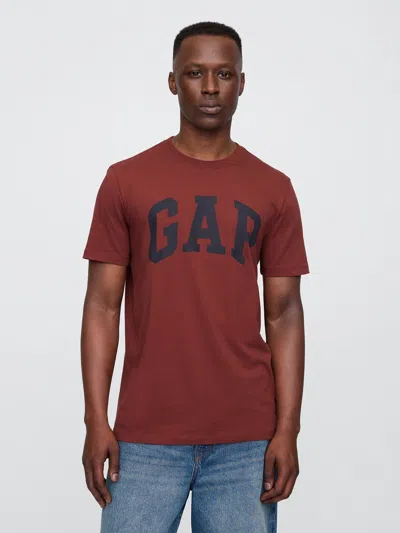 Gap Factory Everyday Soft Gap Logo T-shirt In Brown