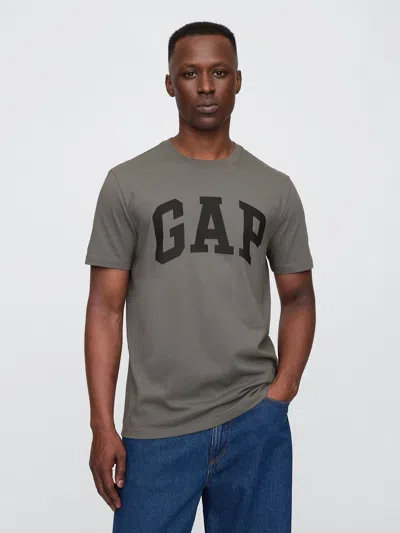Gap Factory Everyday Soft Gap Logo T-shirt In Gray