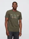 Gap Factory Everyday Soft Gap Logo T-shirt In Green