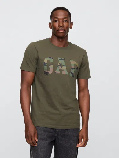 Gap Factory Everyday Soft Gap Logo T-shirt In Green