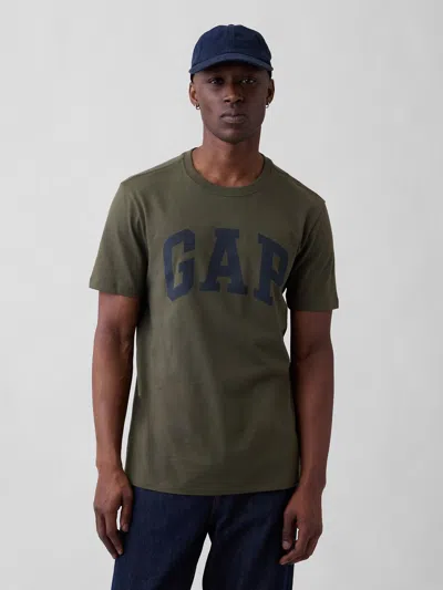 Gap Factory Everyday Soft Gap Logo T-shirt In Green