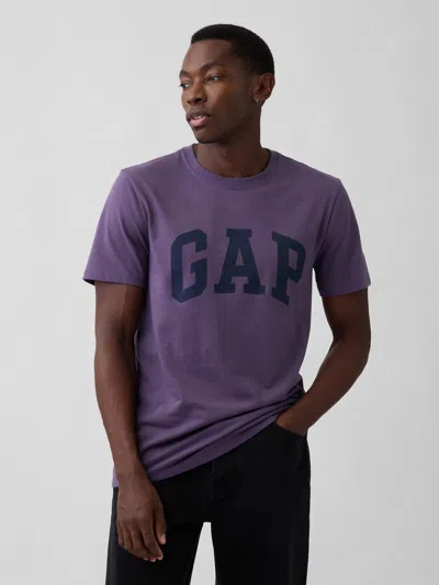 Gap Factory Everyday Soft Gap Logo T-shirt In Purple