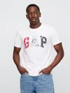 Gap Factory Everyday Soft Gap Logo T-shirt In White