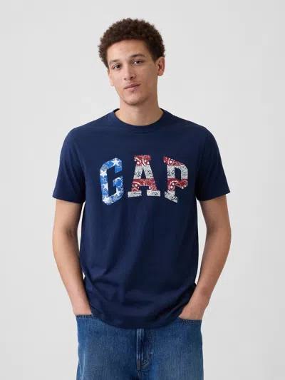 Gap Factory Everyday Soft Gap Logo T-shirt In Blue