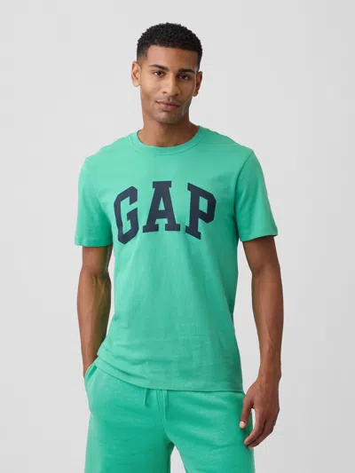 Gap Factory Everyday Soft Gap Logo T-shirt In Green