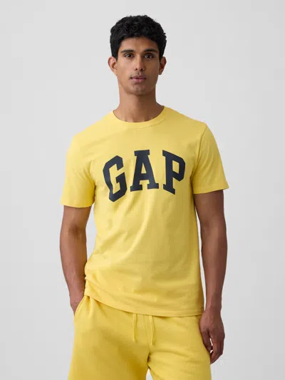 Gap Factory Everyday Soft Gap Logo T-shirt In Yellow