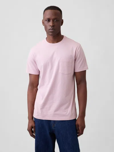 Gap Factory Everyday Soft Pocket T-shirt In Pink