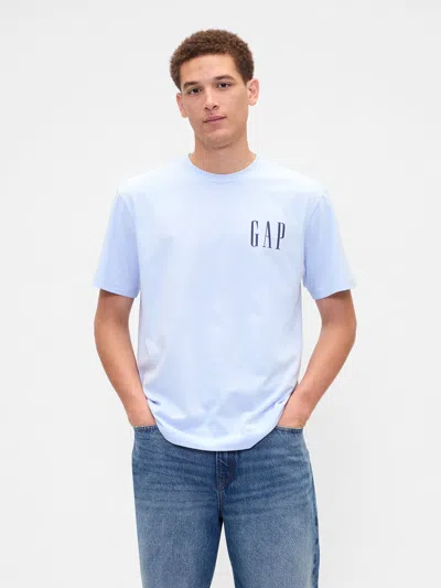 Gap Factory Everyday Soft Relaxed Gap Graphic T-shirt In Blue