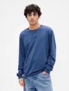 Gap Factory Everyday Soft Relaxed Gap Mini-logo T-shirt In Blue
