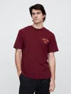 Gap Factory Everyday Soft Relaxed Gap Nyc Graphic T-shirt In Red