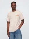 Gap Factory Everyday Soft Relaxed Graphic T-shirt In White