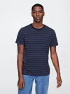 Gap Factory Everyday Soft Stripe Crewneck T-shirt In Blue