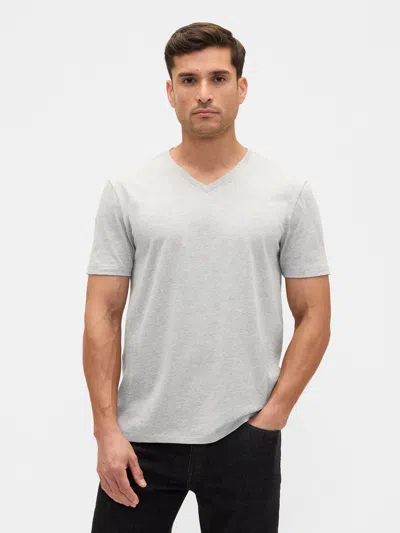 Gap Factory Everyday Soft V-neck T-shirt In Gray