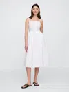 Gap Factory Eyelet Midi Dress In White