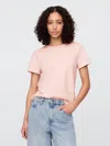 Gap Factory Favorite Crewneck T-shirt In Brown