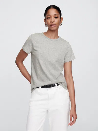 Gap Factory Favorite Crewneck T-shirt In Gray