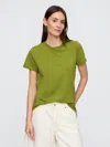 Gap Factory Favorite Crewneck T-shirt In Green