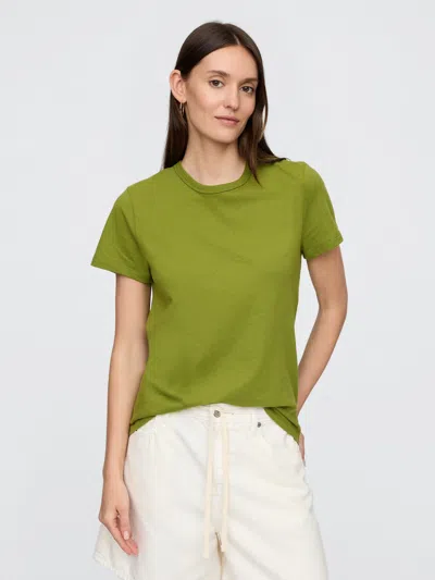 Gap Factory Favorite Crewneck T-shirt In Green
