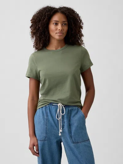 Gap Factory Favorite Crewneck T-shirt In Green