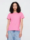Gap Factory Favorite Crewneck T-shirt In Pink
