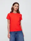 Gap Factory Favorite Crewneck T-shirt In Red