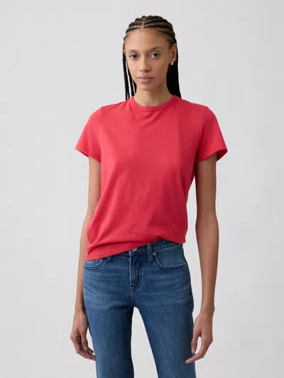 Gap Factory Favorite Crewneck T-shirt In Red