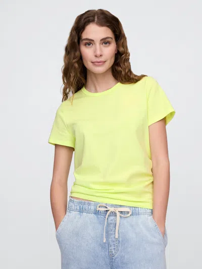 Gap Factory Favorite Crewneck T-shirt In Yellow