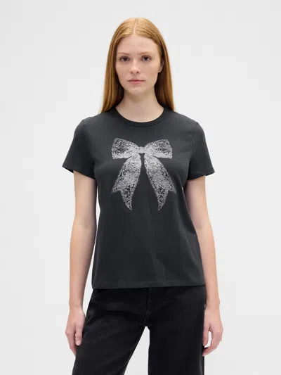 Gap Factory Favorite Graphic T-shirt In Black