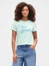 Gap Factory Favorite Graphic T-shirt In Blue