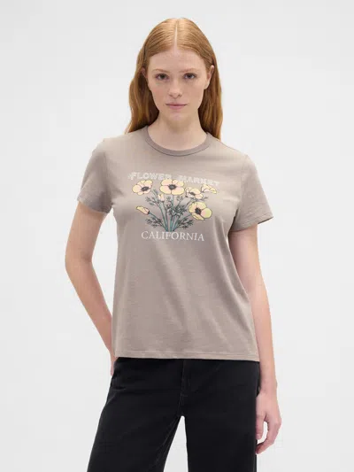 Gap Factory Favorite Graphic T-shirt In Neutral