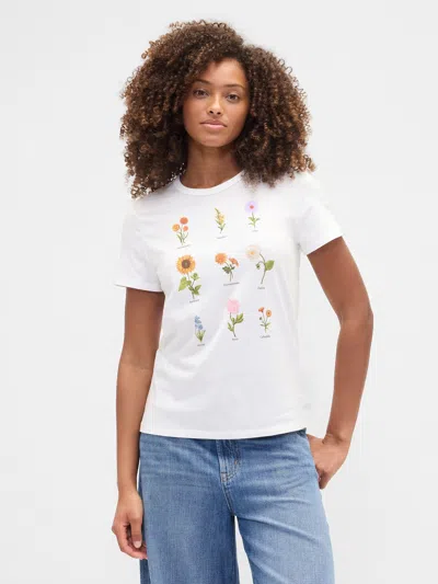 Gap Factory Favorite Graphic T-shirt In White