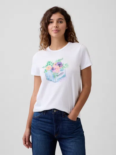Gap Factory Favorite Graphic T-shirt In White