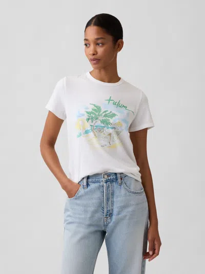 Gap Factory Favorite Graphic T-shirt In White