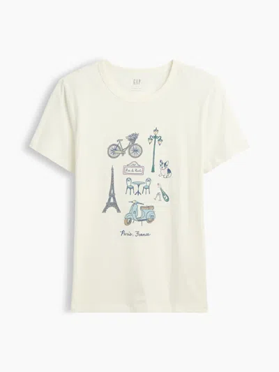 Gap Factory Favorite Graphic T-shirt In White